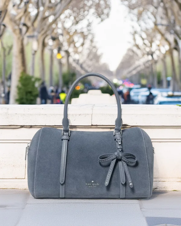 Kate Spade Monroe Suede Satchel Bag