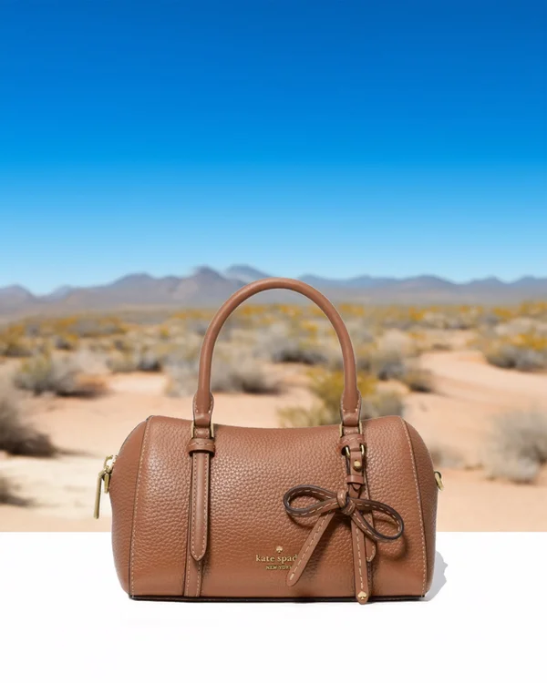 Kate Spade Monroe Small Satchel Bag Warm Gingerbread