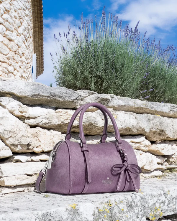 Kate Spade Monroe Small Satchel Bag Smoky Amethyst