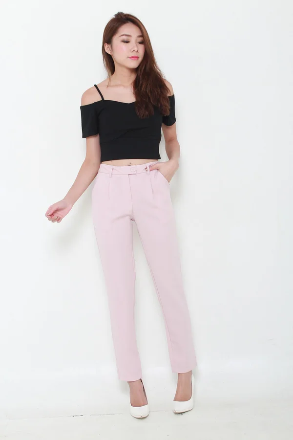 Bank Holiday Basic Crop Top Black