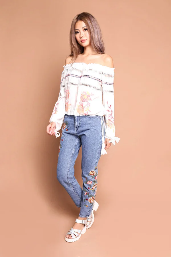 Epic Embroidery Denim Jeans