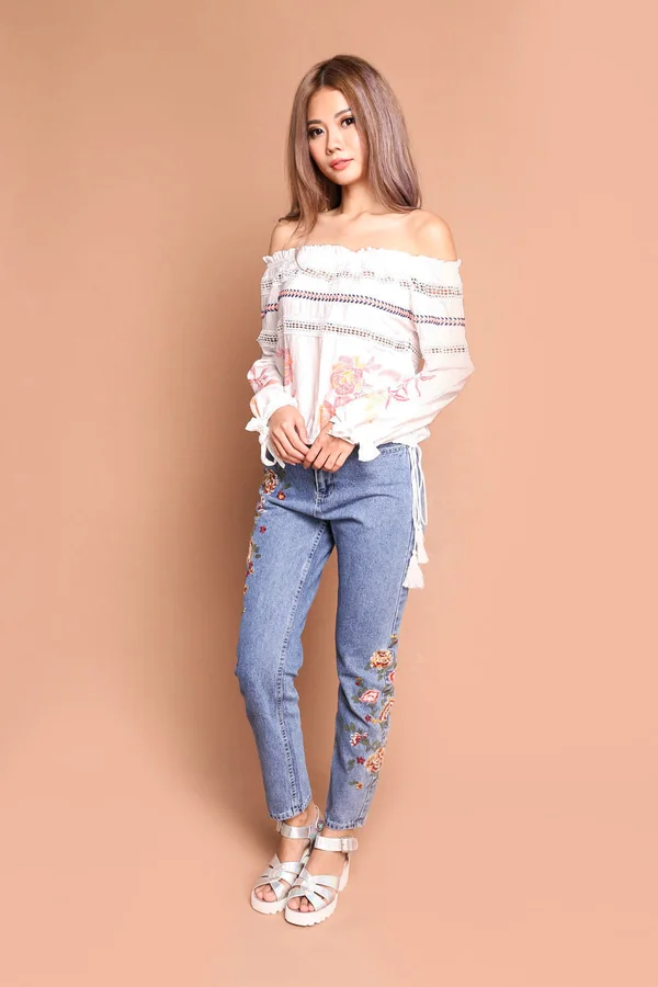 Epic Embroidery Denim Jeans