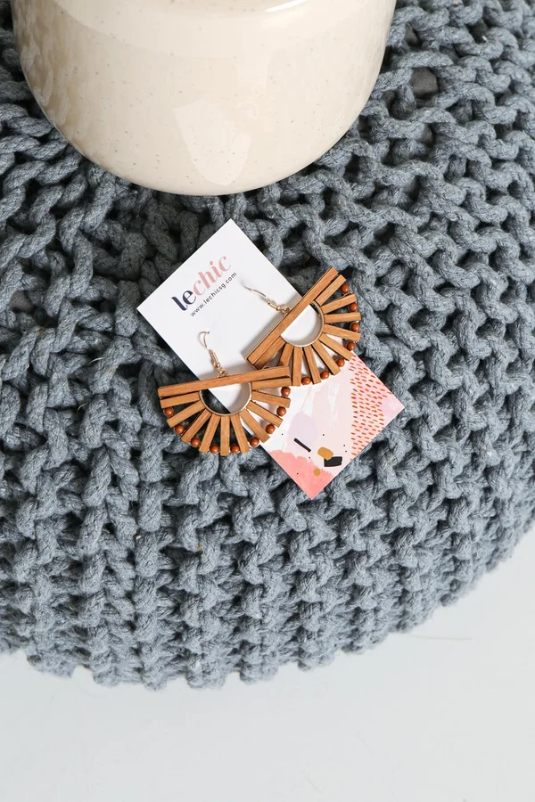 Scandi Ark Short Hook Earrings