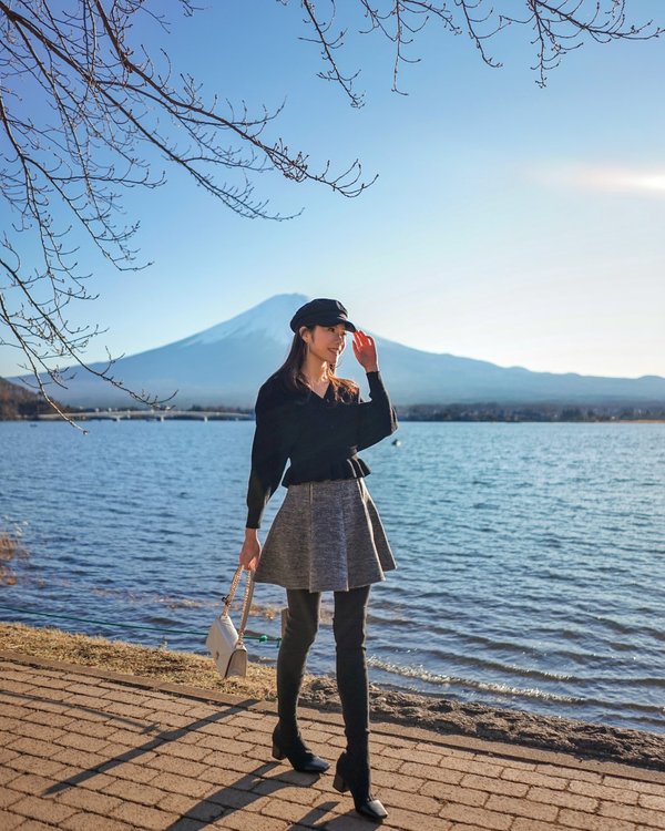 Luxe Wrapped Holiday Knit Top Black