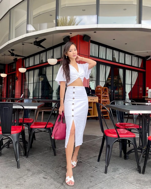 A Lesson in Luxe Linen Two Piece Set White