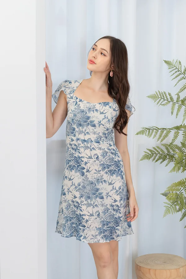 Orient Porcelain Flourishes Floral Dress