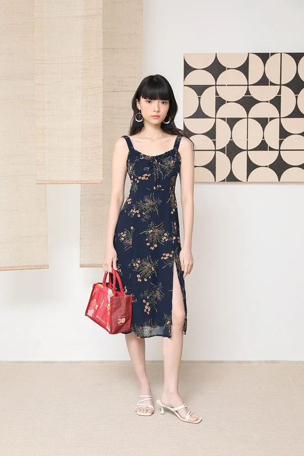 Wilderness Abound Floral Midi Dress