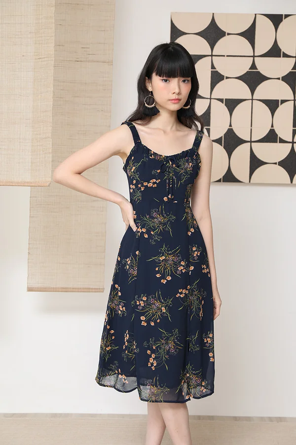 Wilderness Abound Floral Midi Dress