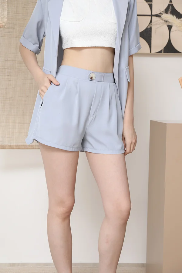 Peak Pastels Playbook Pocket Shorts Blue